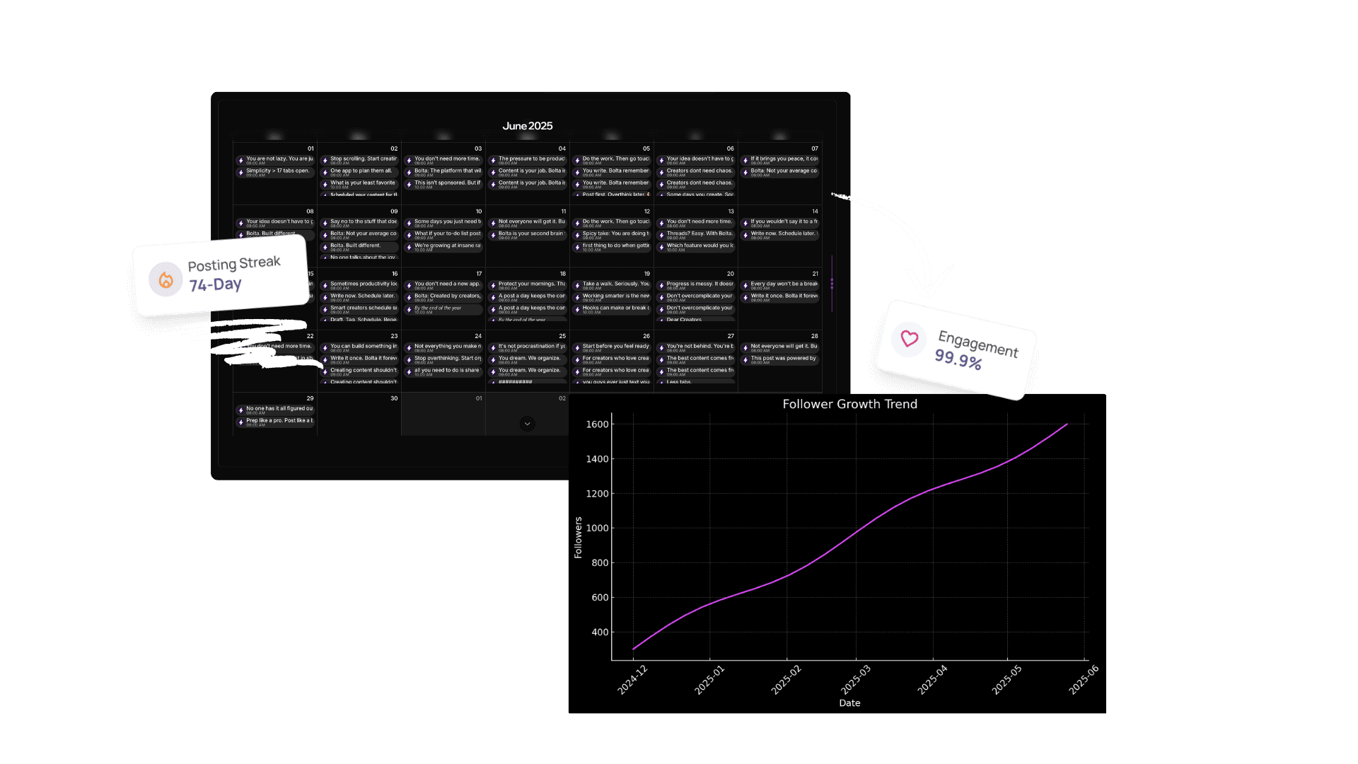 Smarter Social Media Planning with the AI Content Calendar Screenshot 1