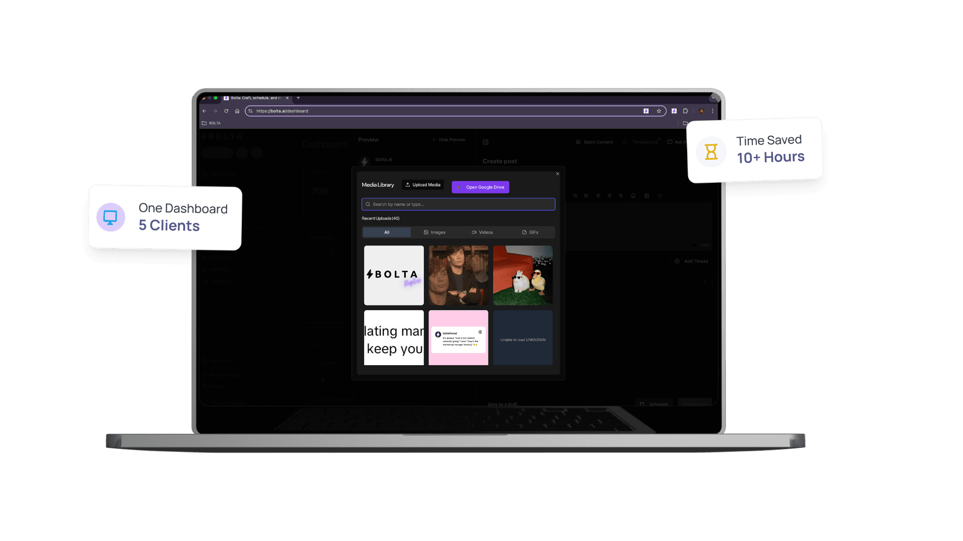 Your Agent Organizes & Finds Visual Assets for You Dashboard
