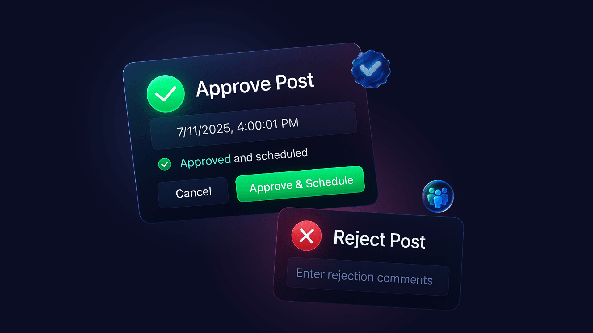Your Agent Manages Content Review & Approval Workflows Dashboard