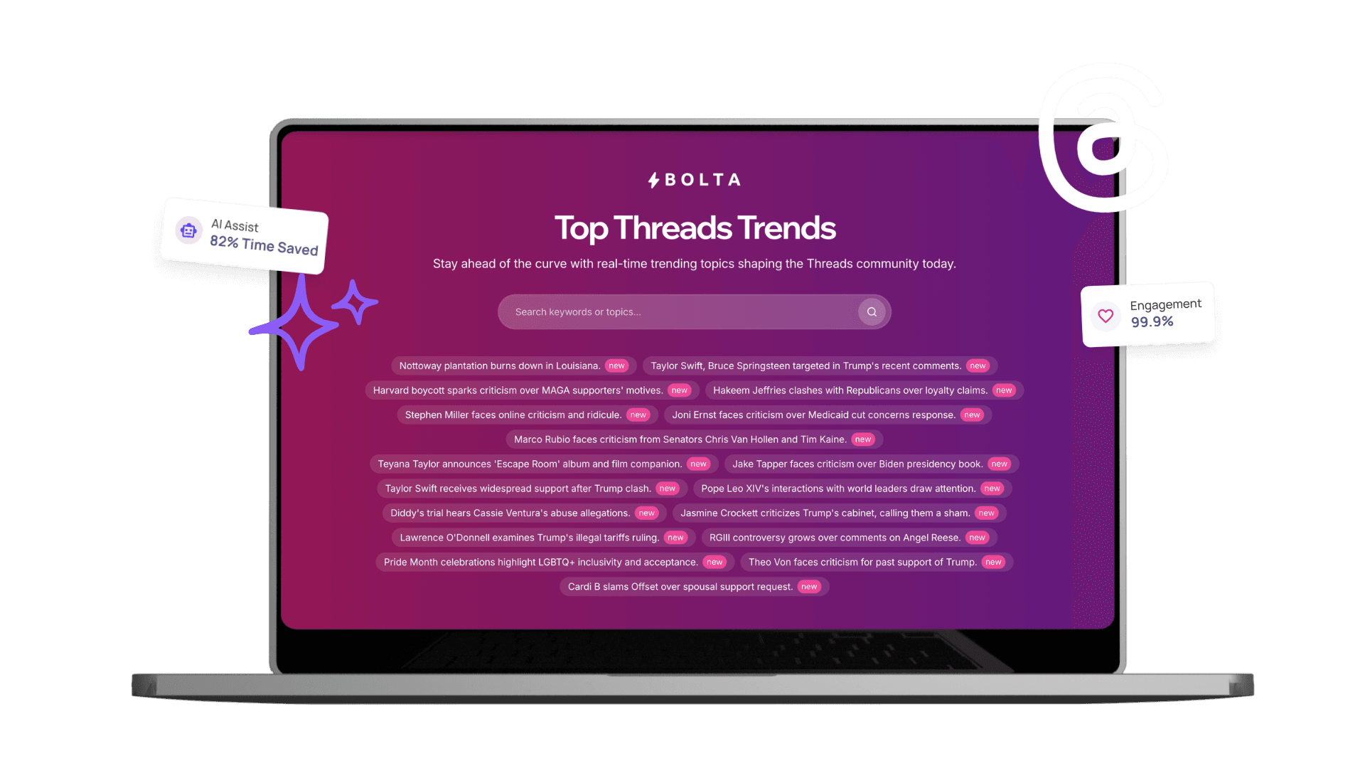 Your Agent Tracks Trends & Suggests Timely Content Dashboard