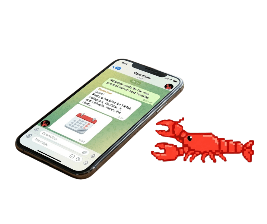 OpenClaw on Telegram — scheduling posts