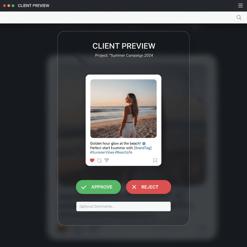 Client Approval Workflows: No Login Required Screenshot 1